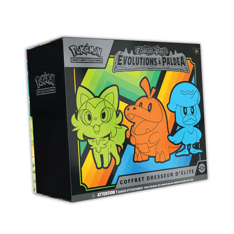 Jeu de cartes Pokémon - Elite Trainer Box EV02 Evolution à Paldea (scellé)