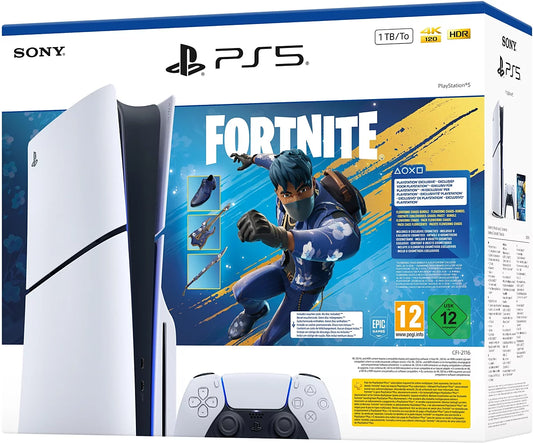 Pack Console PlayStation 5 (modèle Slim) - Fortnite Flowering Chaos - Edition limitée (PS5)
