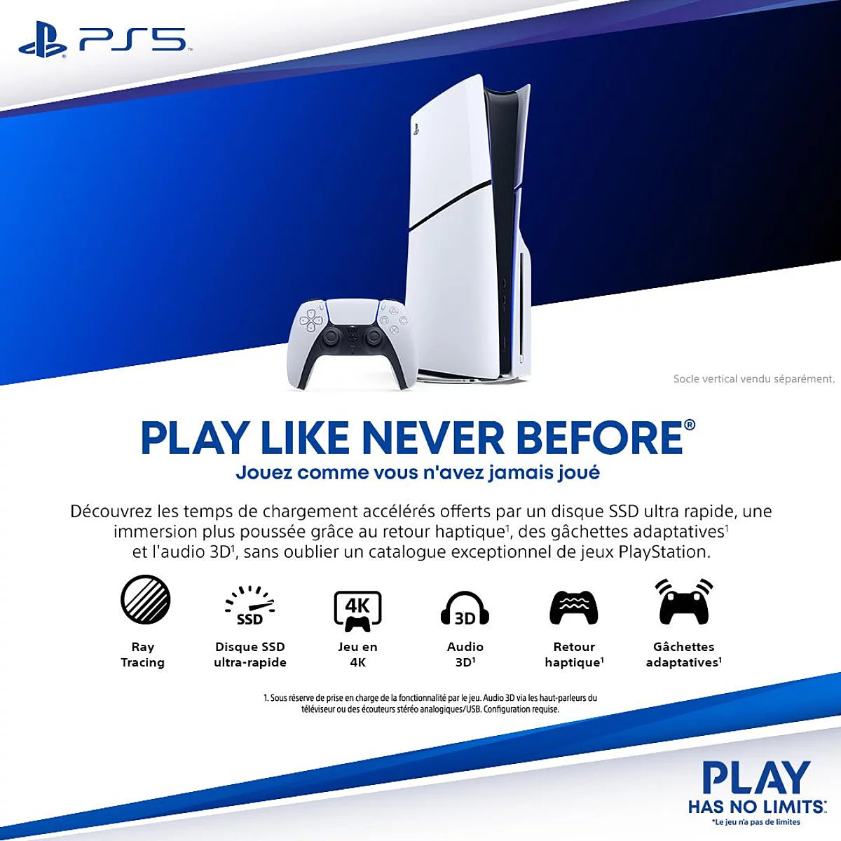 Console PlayStation 5 Édition Standard (Modèle - Slim) (PS5)