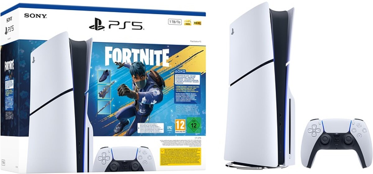 Pack Console PlayStation 5 (modèle Slim) - Fortnite Flowering Chaos - Edition limitée (PS5)