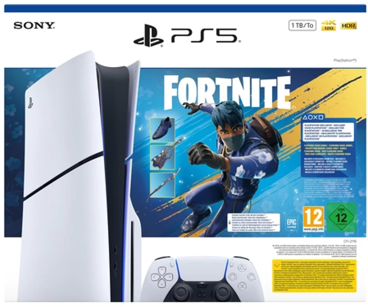 Pack Console PlayStation 5 (modèle Slim) - Fortnite Flowering Chaos - Edition limitée (PS5)