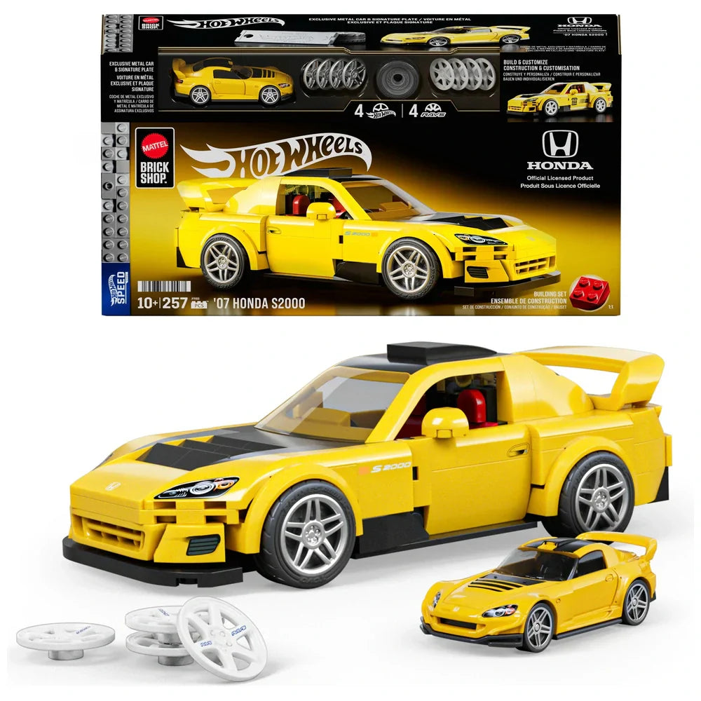 Hot Wheels - Mattel Brick Shop 1/32 Véhicule 07 Honda S2000