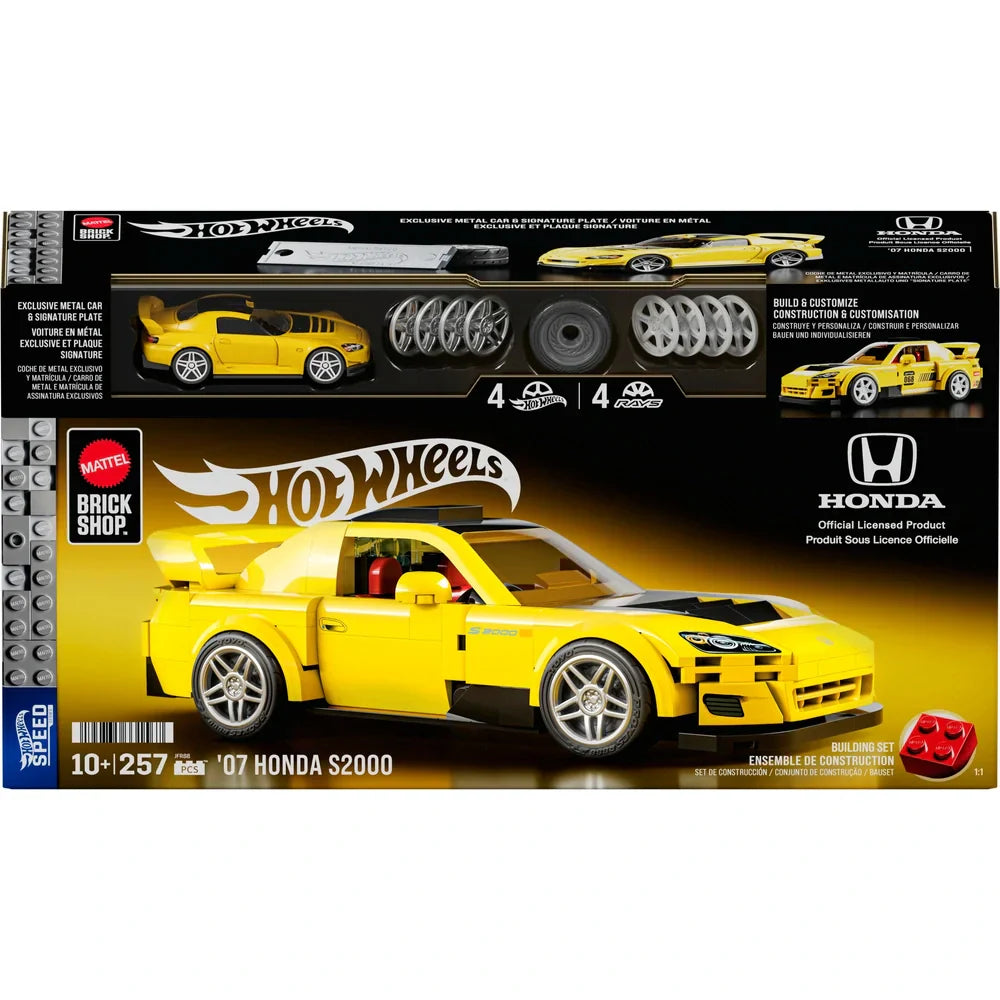 Hot Wheels - Mattel Brick Shop 1/32 Véhicule 07 Honda S2000