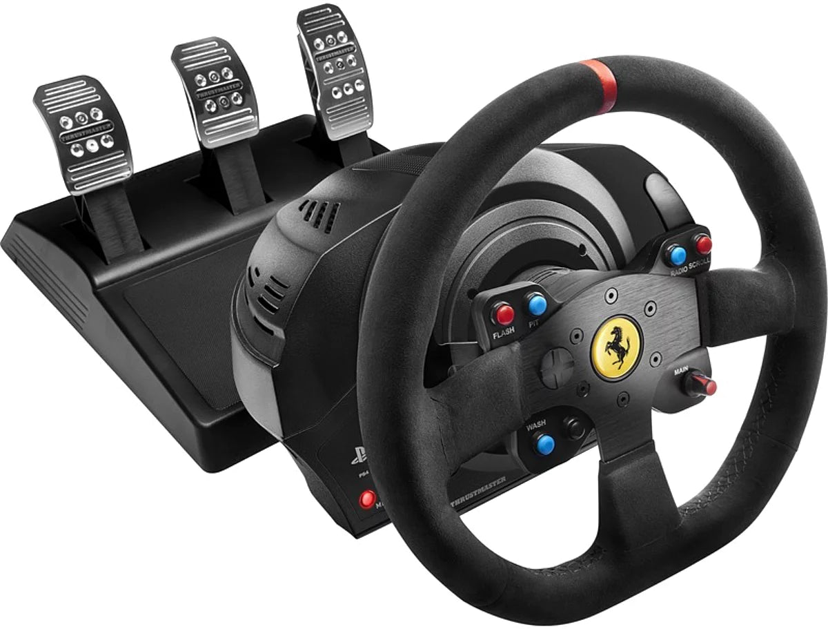 Thrustmaster T300 Ferrari Integral Racing Wheel Alcantara Edition Noir Volant + pédales Analogique/Numéri