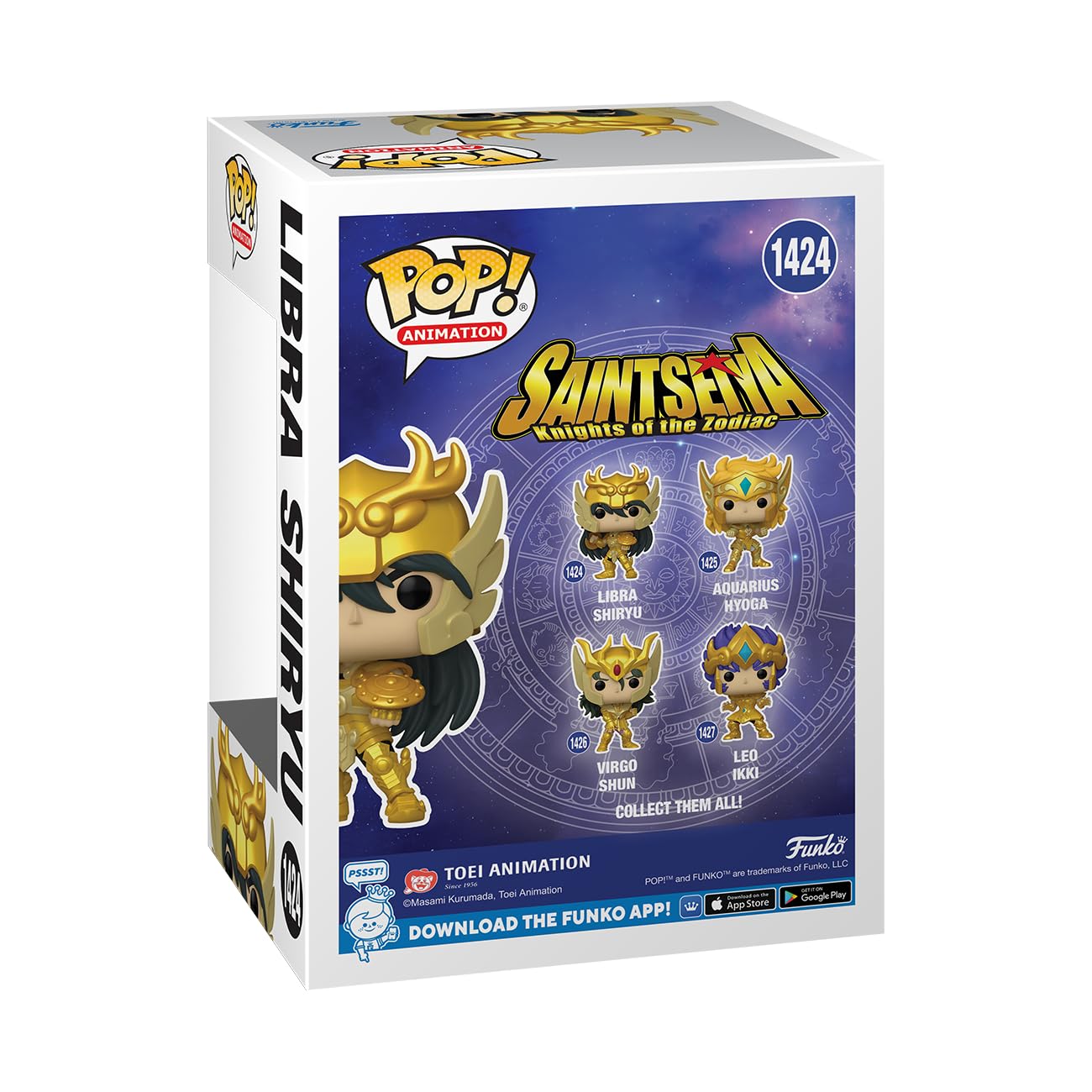 Funko Pop Saint Seiya - Gold Libra Dragon Shiryu 1424 - Anime Town
