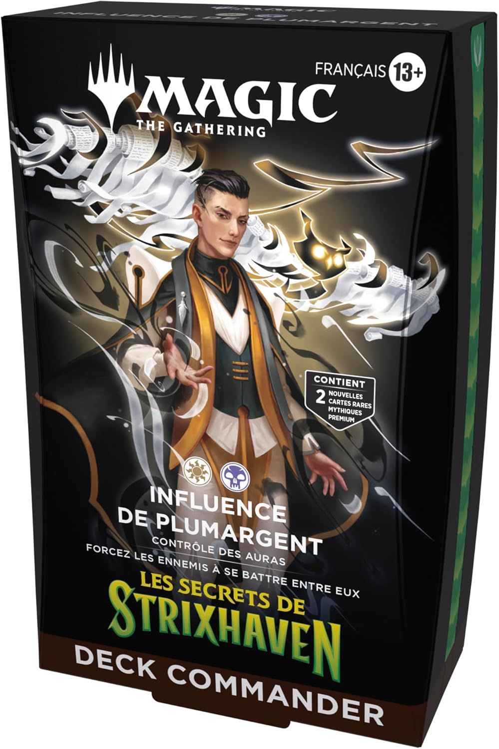 Jeu de cartes  Deck Commander Magic: The Gathering Les Secrets de Strixhaven - Influence de Plumargent (Version Française)