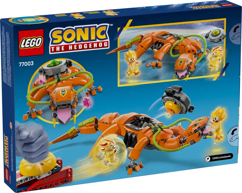 Lego Sonic the Hedgehog™ - super shadow vs biolizard