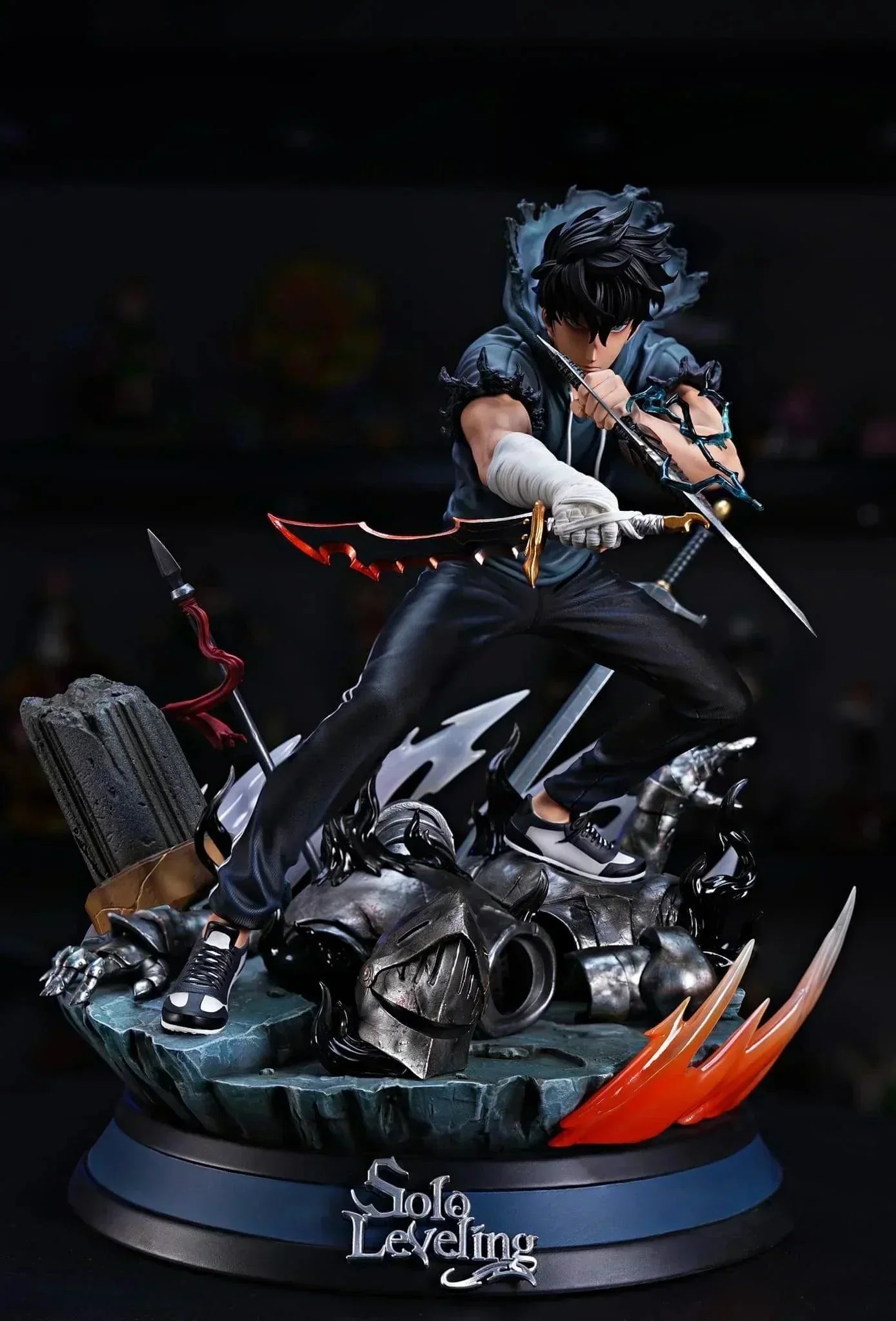 Figurine Solo Leveling - Sung Jin Woo garde - Anime Town