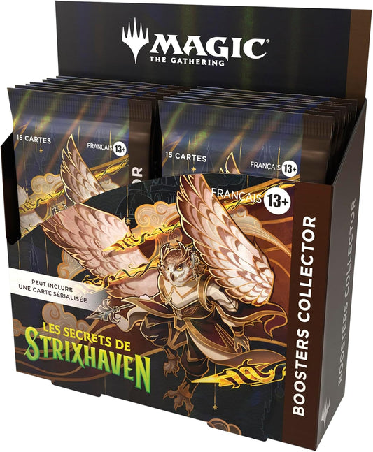 Jeu de cartes  Boîte de boosters Collector Magic: The Gathering Les Secrets de Strixhaven (Version Française)