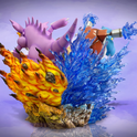Figurine Pokémon - Blue et ses pokémon - Anime Town