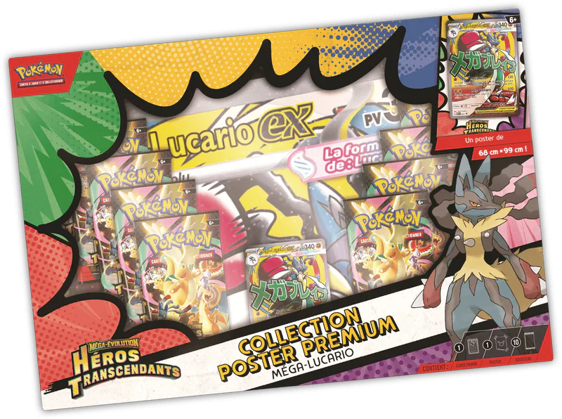 Jeu de cartes Pokémon - Poster Premium Héros Transcendant [SCELLÉ FR]