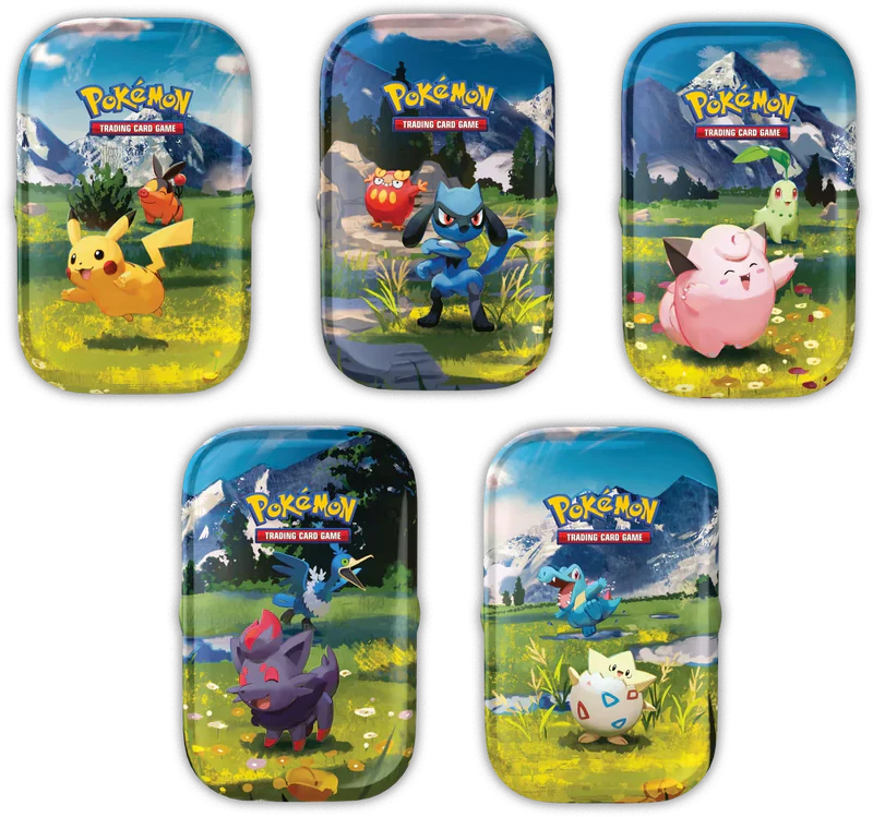 Jeu de cartes Pokémon - Lot de 5 Mini Tins Héro Transcendant [SCELLÉ FR]
