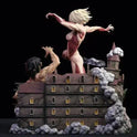 Figurine Attaque des Titans - Titan Féminin vs Titan Assaillant - Anime Town