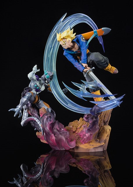 Figurine Dragon Ball Z - Trunks vs Freezer métal - Anime Town