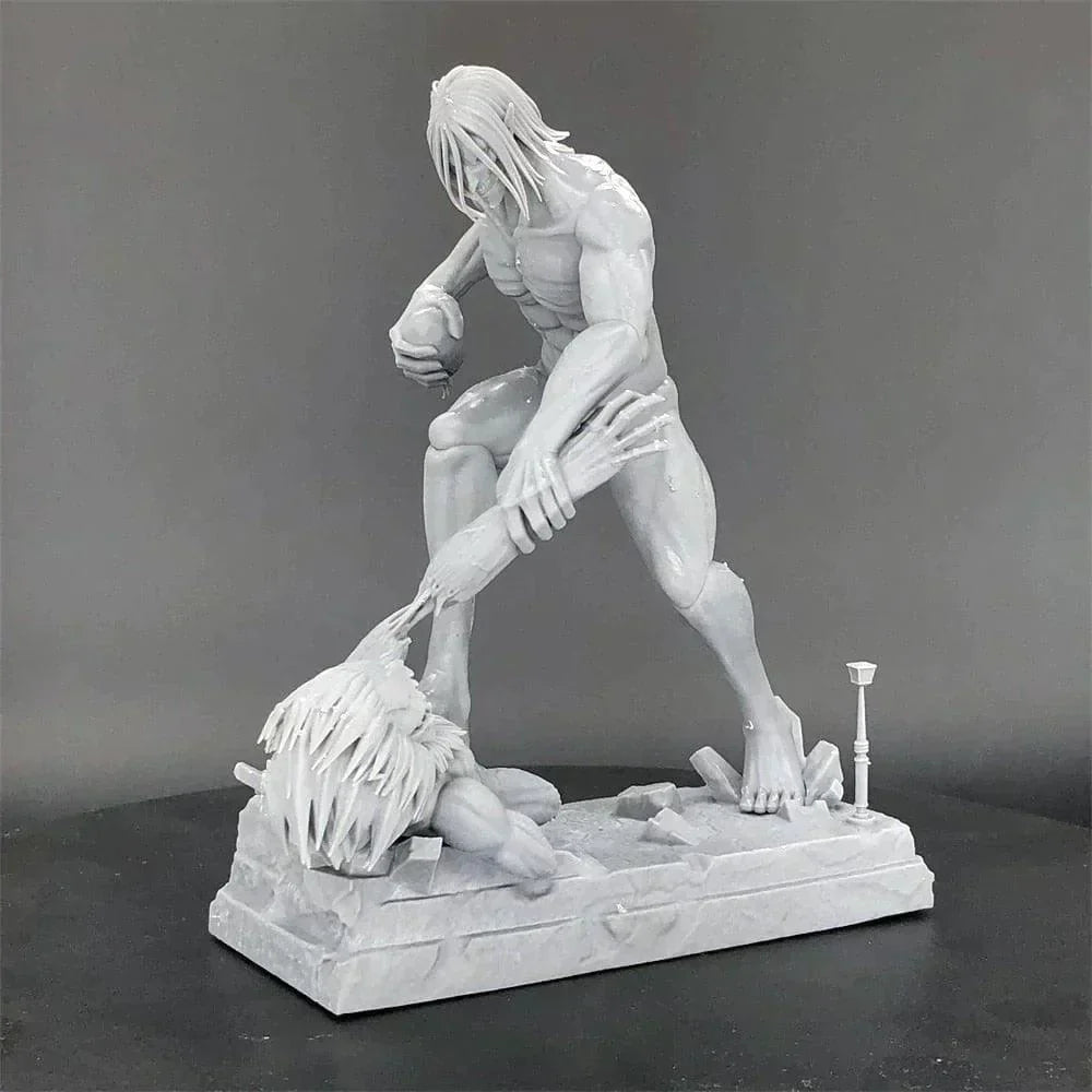 Figurine Attaque des Titans - Titan Assaillant vs Titan Machoire - Anime Town