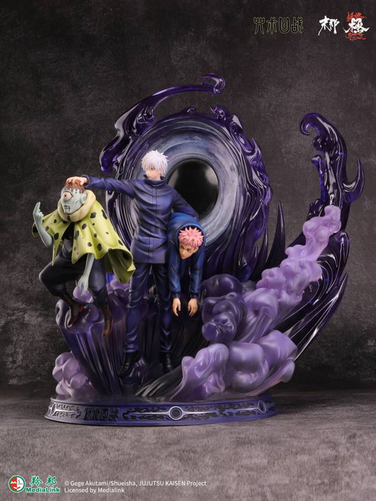 Figurine Jujutsu Kaisen - Gojo & Jogo & Itadori