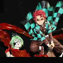Figurine Demon Slayer - Tanjiro vs Gyutaro - Anime Town