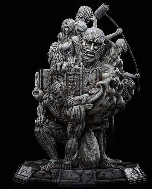 Figurine Attaque des Titans - Eren sur le trône - Anime Town