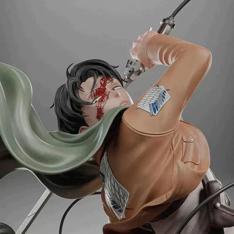 Figurine Attaque des Titans - Livaï vs Titan Bestial - Anime Town